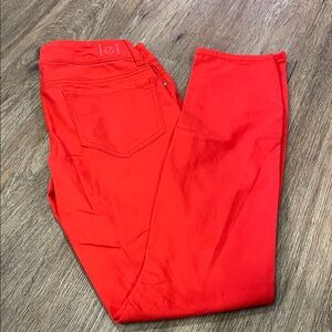 LEI Women's Vibrant Red Skinny Jeans